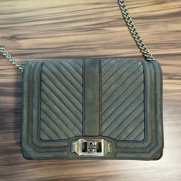 Rebecca Minkoff Small Love Nubuck Crossbody - Picture 4 of 16